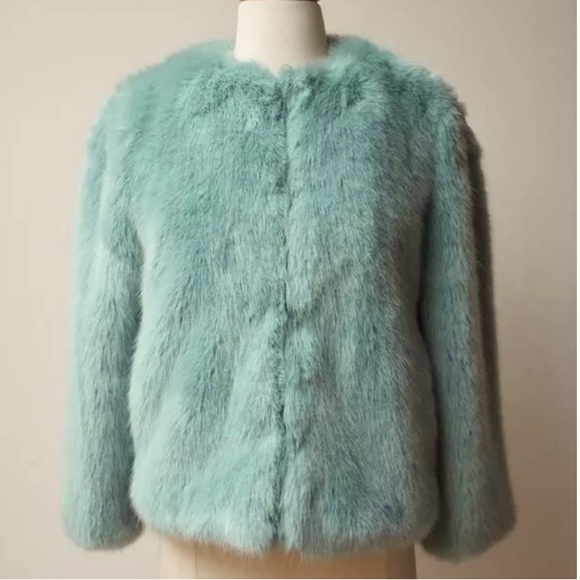NEW Zara luxe faux fur jacket - Picture 6 of 9